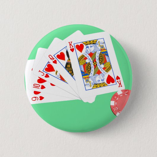 recht spoelen ronde button 5,7 cm (Voorkant)