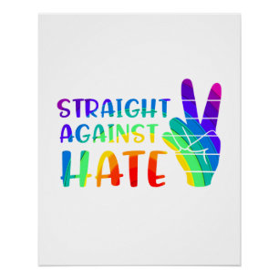 Recht tegen haat - LGBTQ+ Ally Pride Perfect Poster