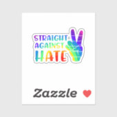 Recht tegen haat - LGBTQ+ Ally Pride Sticker (Vel)