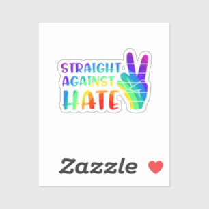 Recht tegen haat - LGBTQ+ Ally Pride Sticker