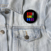 Recht tegen Hate LGBT Ally Round Ronde Button 5,7 Cm (In situ)