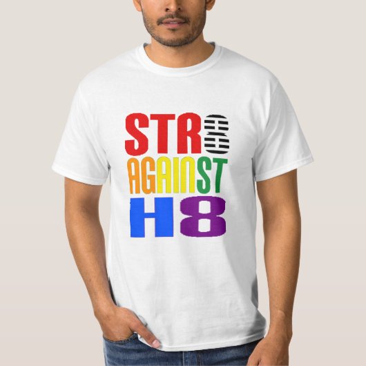 Recht tegen Hate LGBT Ally T-shirt (Voorkant)