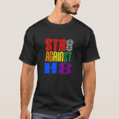 Recht tegen Hate LGBT Ally T-shirt (Voorkant)