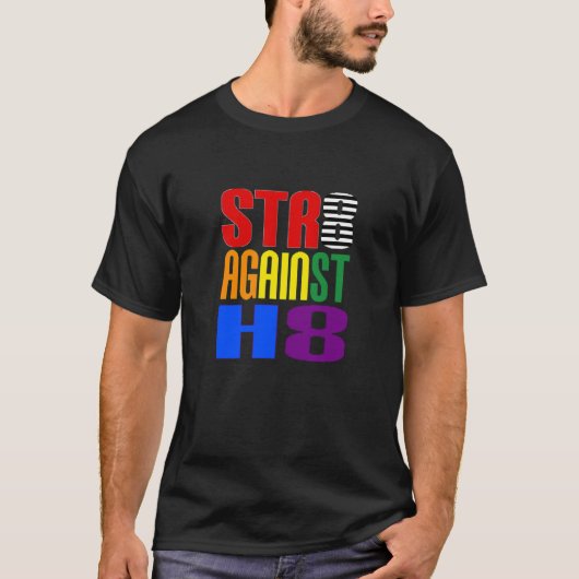 Recht tegen Hate LGBT Ally T-shirt (Voorkant)