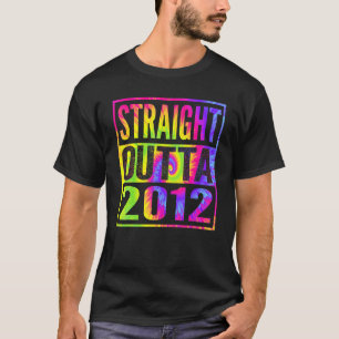 Recht uit 2012 10e verjaardag voor haar hem t-shirt