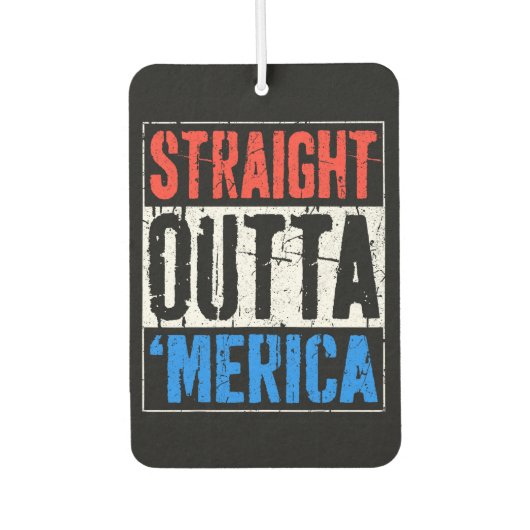 Recht uit 'Amerika' Luchtverfrisser (Voorkant)