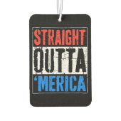 Recht uit 'Amerika' Luchtverfrisser (Achterkant)