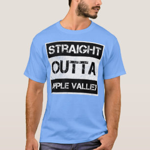 Recht uit Apple Valley stad Californië Vintag T-shirt
