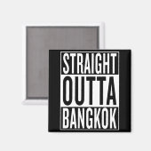 recht uit Bangkok Magneet (Voorkant / Achterkant)