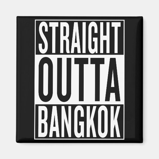 recht uit Bangkok Magneet (Voorkant)