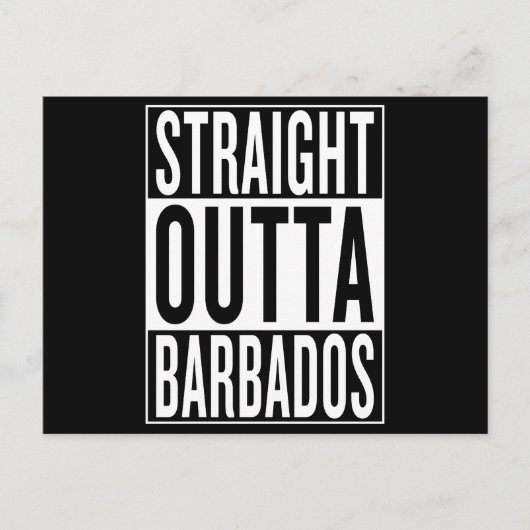 recht uit Barbados Briefkaart (Voorkant)