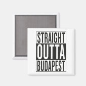 Recht uit Boedapest Magneet (Voorkant / Achterkant)