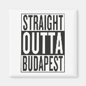 Recht uit Boedapest Magneet (Voorkant)