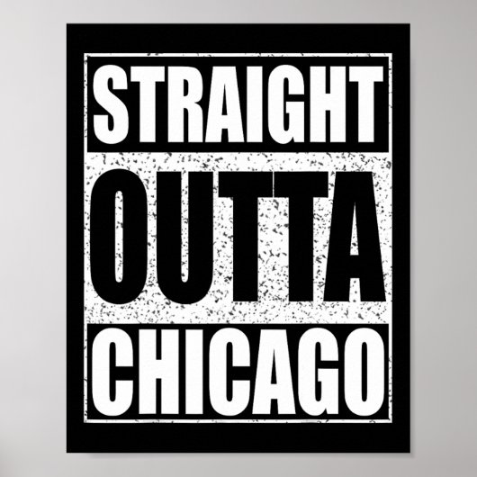 Recht uit Chicago Illinois State Poster (Voorkant)