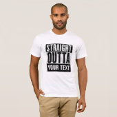RECHT UIT CUSTOMIZE T-shirts (Voorkant volledig)