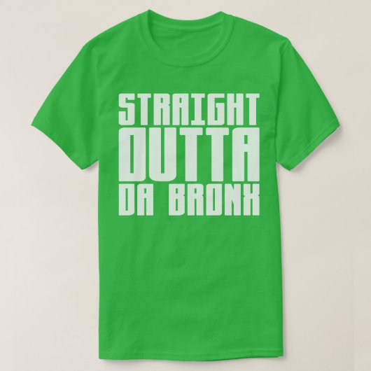 Recht uit Da Bronx T-shirt (Design voorkant)