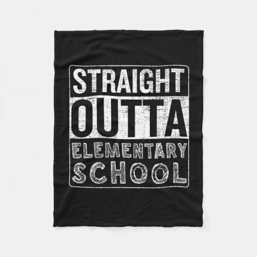 Recht uit de basisschool Grappige klas Gradu Fleece Deken (Voorkant)