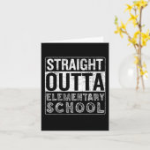 Recht uit de basisschool Grappige klas Gradu Kaart (Gele Bloem)