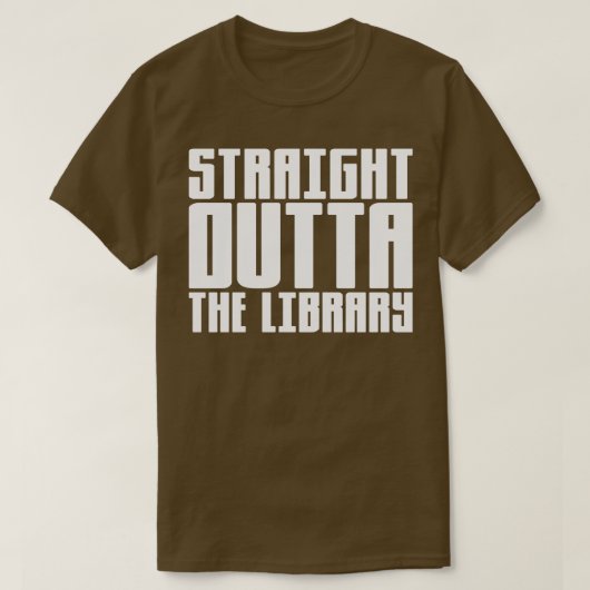Recht uit de bibliotheek t-shirt (Design voorkant)