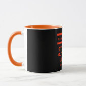 Recht uit de krankzinnige koffiegrote mok (Links)