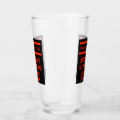 Recht uit de krankzinnige koffiegrote mok glas (Links)