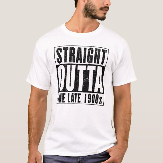 Recht uit de late jaren 1900 t-shirt (Voorkant)