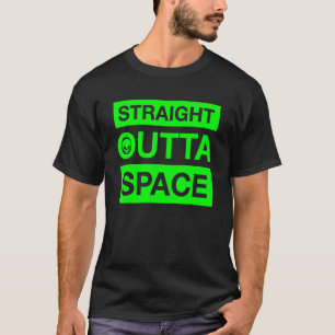 Recht uit de ruimte Alien Space Astrologie T-shirt