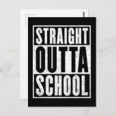 Recht uit de school (noodversie) briefkaart (Voorkant / Achterkant)