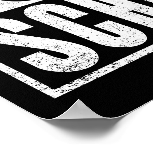 Recht uit de school (noodversie) poster (Hoek)