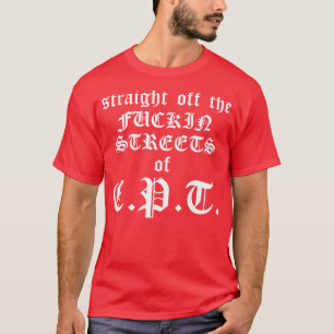 Recht uit de straten van CPT Retro Compton Gang T-shirt