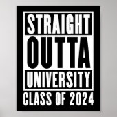 Recht uit de universitaire klasse van 2024 poster (Voorkant)