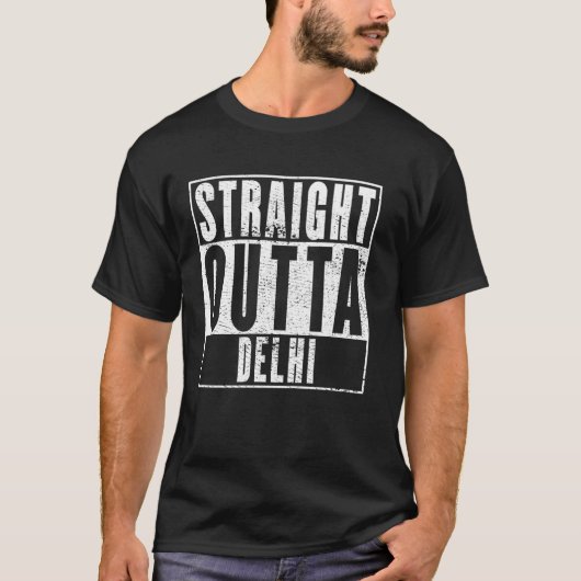 Recht uit Delhi T-shirt (Voorkant)