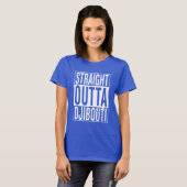 recht uit Djibouti T-shirt (Voorkant volledig)