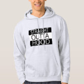 Recht uit een kap of voeg uw grappige aanpasbare hoodie (Voorkant)