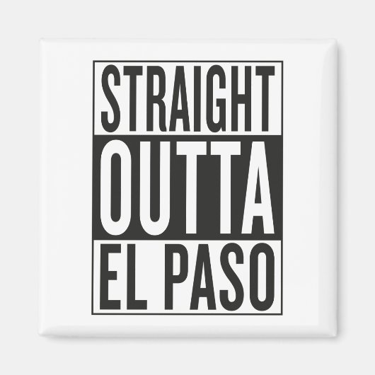 recht uit El Paso Magneet (Voorkant)