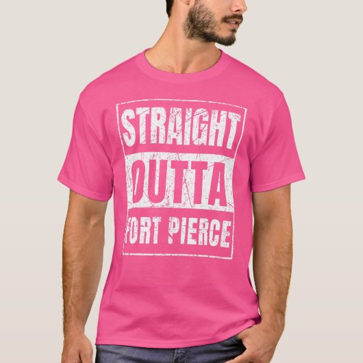 Recht uit Fort Pierce Florida T-shirt (Voorkant)