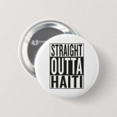 recht uit Haïti Ronde Button 5,7 Cm (Voorkant /achterkant)