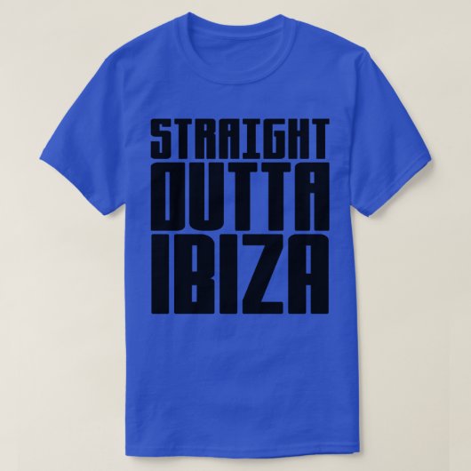 Recht uit Ibiza T-shirt (Design voorkant)
