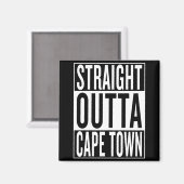 recht uit Kaapstad Magneet (Voorkant / Achterkant)