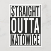 recht uit Katowice Briefkaart (Voorkant)