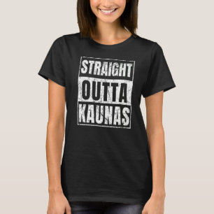 Recht uit Kaunas Litouwen T-shirt