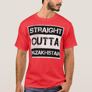 Recht uit Kazachstan Reiziger Gift Land Ex T-shirt