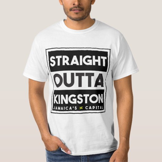 Recht uit Kingston Jamaica T-shirt (Voorkant)