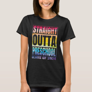 Recht uit kleuterschool klas 2024 School T-shirt