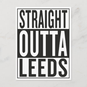 recht uit Leeds Briefkaart