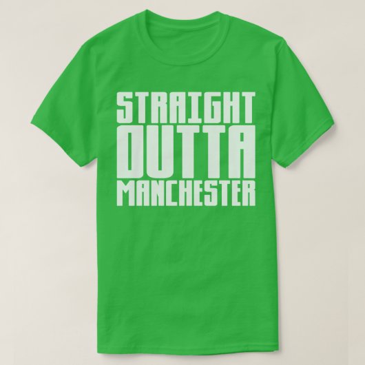 Recht uit Manchester 1 T-shirt (Design voorkant)