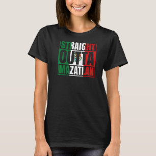 Recht uit Mazatlán Sinaloa Mexico Mexicaanse vlag T-shirt