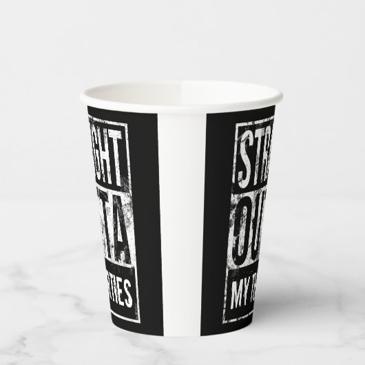 Recht uit mijn dertiger 40ste verjaardagsfeest papieren bekers (Links)