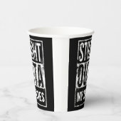 Recht uit mijn dertiger 40ste verjaardagsfeest papieren bekers (Rechts)