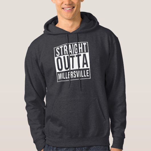 Recht uit Millersville Hoodie (Voorkant)